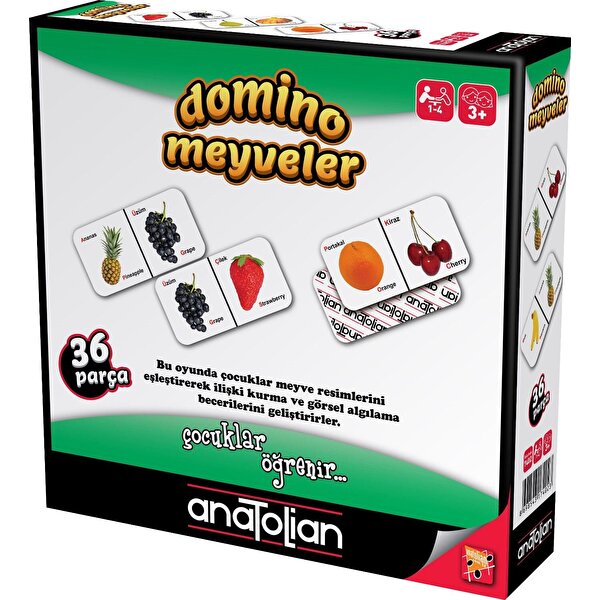Anatolian Domino Meyveler 36 Parça