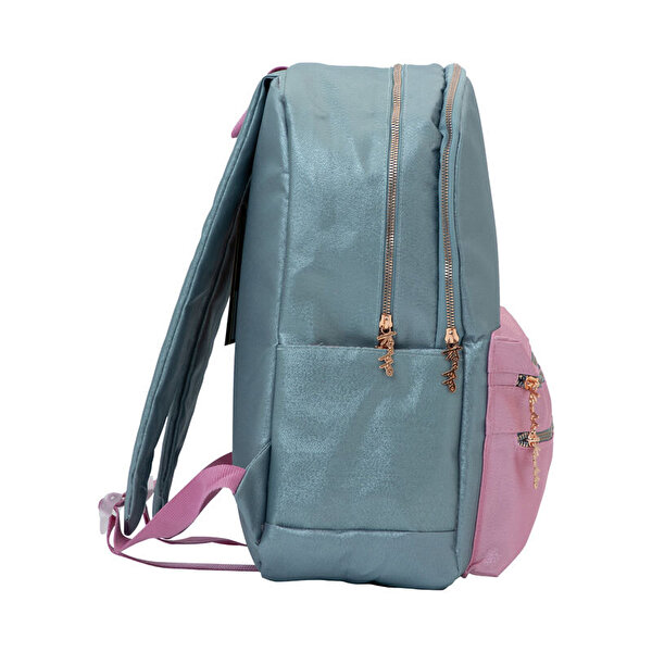 Kaukko Sparkle Duble Gri̇ Sırt Çantası