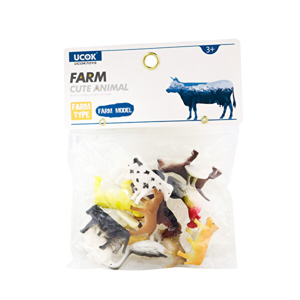 Çiftlik Hayvan Seti 12 Parça