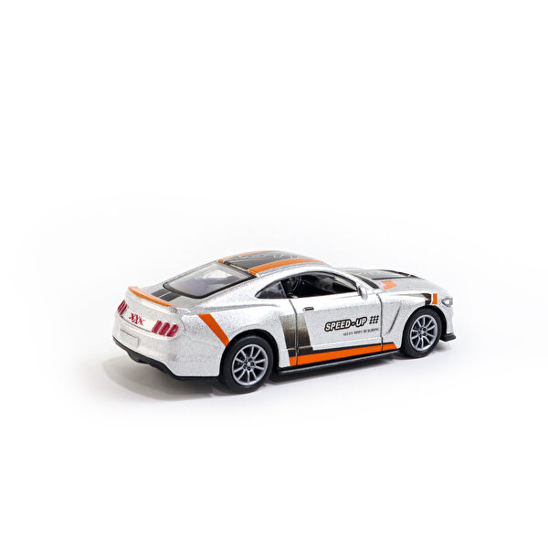 1:36 Ölçekli Die-Cast Speed Up Gri Spor Araba