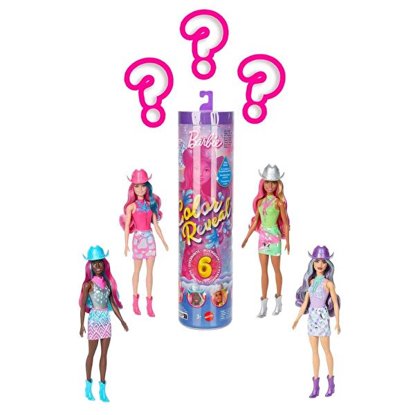 Barbie Color Reveal Renk Değiştiren Disco Star Serisi Sürpriz Paket
