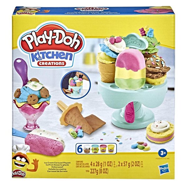 Play Doh Mutfak Atölyesi Dondurma Partisi Seti F5332