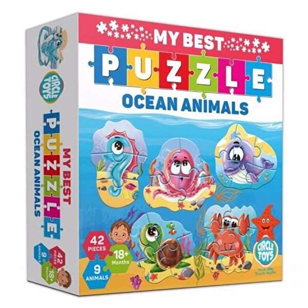 My Best Puzzle Ocean Animals Seti