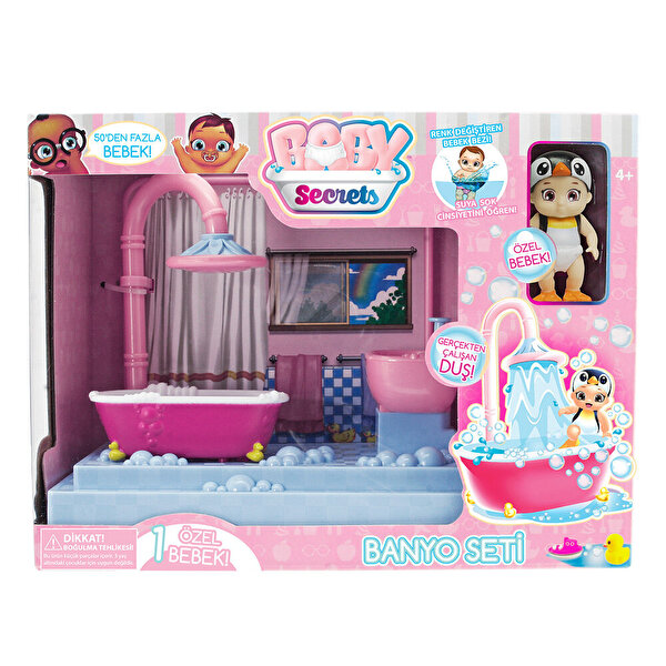 Baby Secrets Sürpriz Figür ve Banyo Oyun Seti