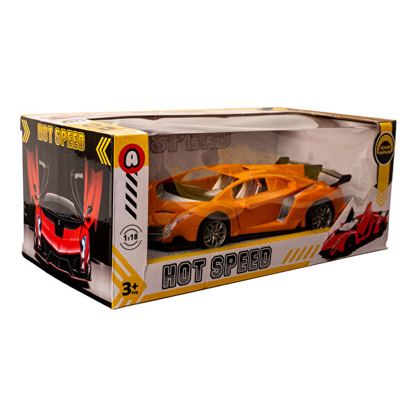 1:18 Full Fonksiyon Uzaktan Kumandalı Araba Turuncu
