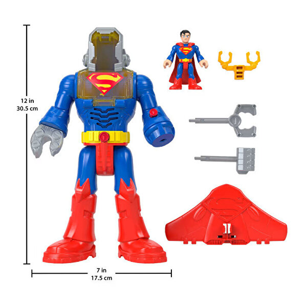 Imaginext DC Super Friends Superman Insider ve Exo Kostümü JCT47