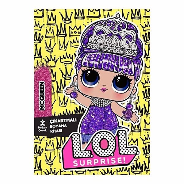Lol Surprıse Mcqueen Çıkartmalı Boyama Kitabı