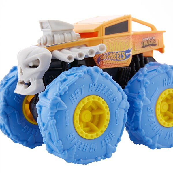 Hot Wheels Monster Trucks 1:43 Çek Bırak Arabalar Bone Shaker GVK45