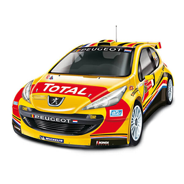 Nikko Uzaktan Kumandalı 1/14 Peugeot 207 IRC Kronos Belgium