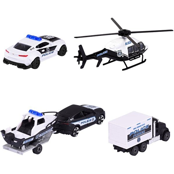 Majorette Police Force 4'lü Koleksiyon Paketi