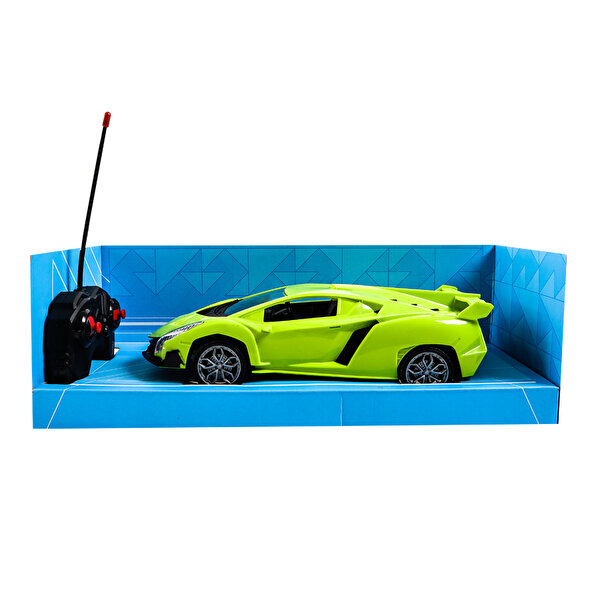1:16 Ölçekli Uzaktan Kumandalı Şarjlı Ferrari Yeşil