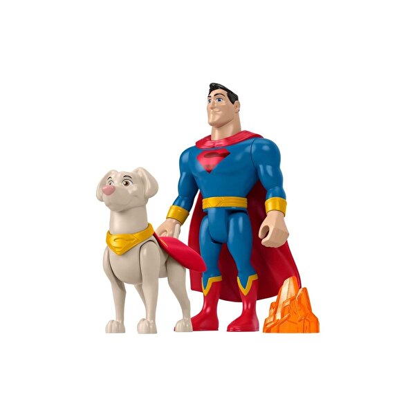Fisher Price DC League Of Super Pets Superman ve Krypto HGL02