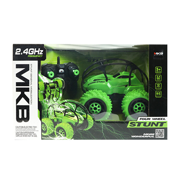 Uzaktan Kumandalı Yeşil Taklacı Araba