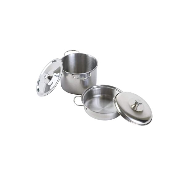 Metal Yemek Tencere Tava Seti 8 Parça