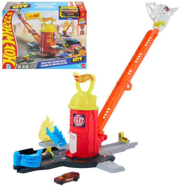Hot Wheels City Süper İtfaiye İstasyonu Oyun Seti JHL95