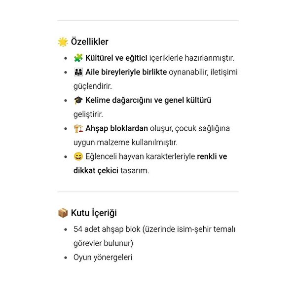 İsim Şehir Towers Denge Oyunu