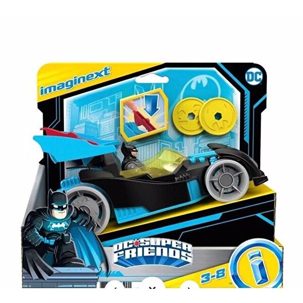 Imaginext Dc Arkadaşlar Özel Araçlar Bat-Tech Yarış Batmobile HFD48