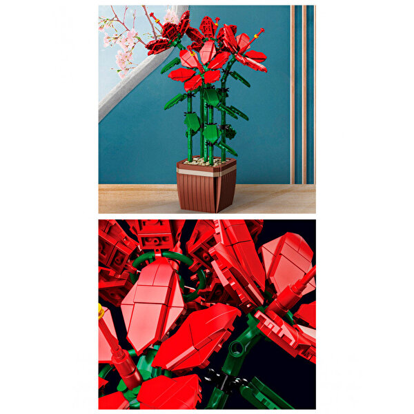 Mega Blok Çiçek Orman Gülü 618 Parça