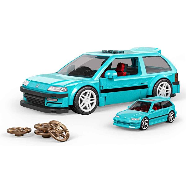 Hot Wheels Brick Speed Serisi Custom '90 Honda Civic  Araba 248 Parça JHF62