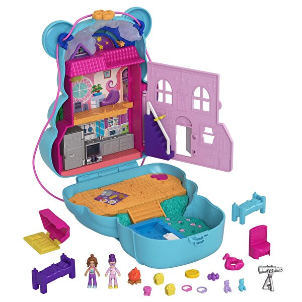Polly Pocket Çanta Olabilen Micro Oyun Setleri Teddy Bear HGC39