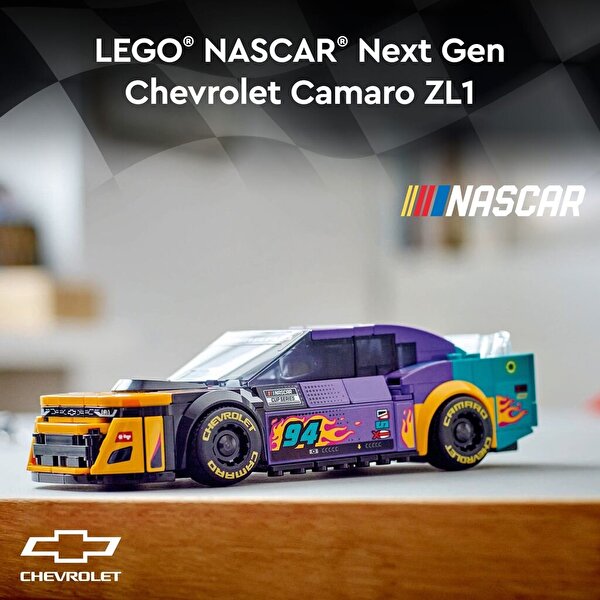 LEGO Speed Champions NASCAR Next Gen Chevrolet Camaro ZL1 76935