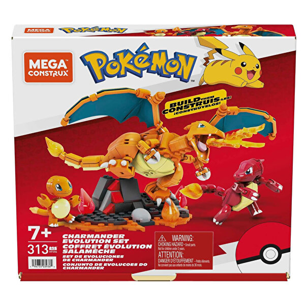 Mega Construx Pokemon Charmander Dönüşüm Seti