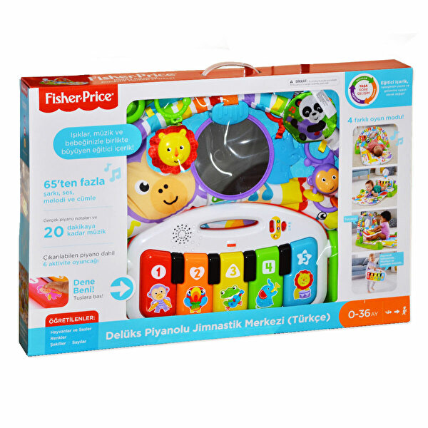 Fisher Price Delüks Piyanolu Jimnastik Merkezi Türkçe FWT16