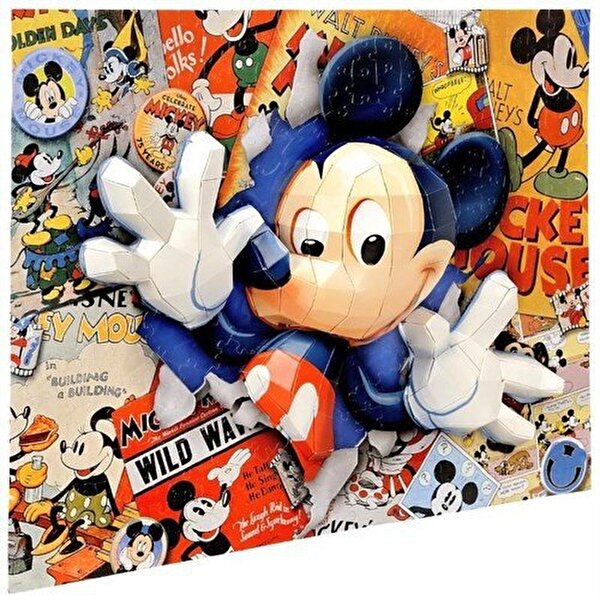 3D Puzzle 200 Parça Breakthrough Mickey Mouse