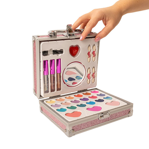 Lukky Parıltılı Kilitli Kutu Makyaj Seti