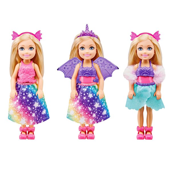Barbie Dreamtopia Chelsea ve Kostümleri Oyun Seti GTF40