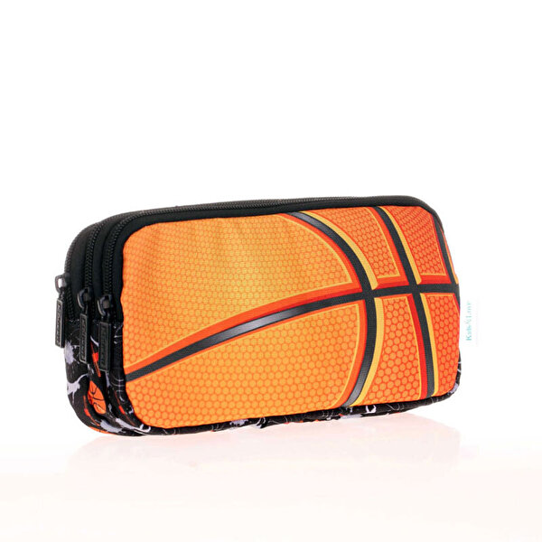 Kaukko Kids&Love 3 Bölmeli New Basketball Kalem Çantası
