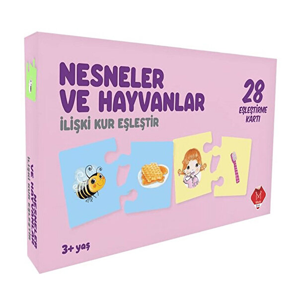 Nesneler ve Hayvanlar İlişki Kur Eşleştir 3 Yaş ve Üzeri