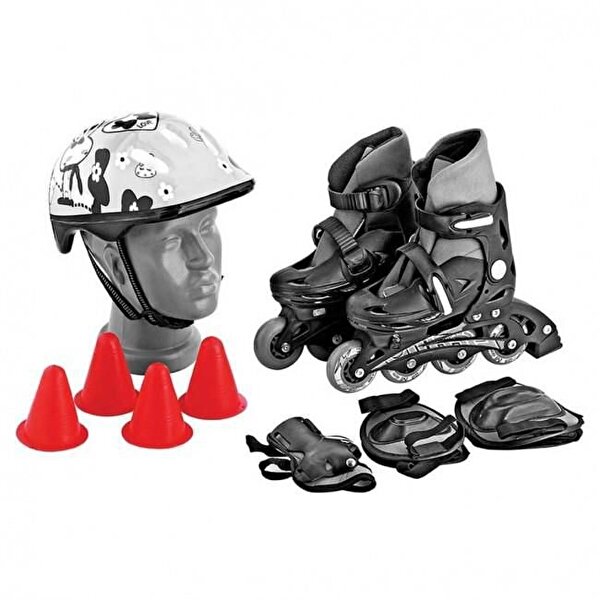 Altis Koruyuculu Paten Seti M 35/38 Beden Siyah