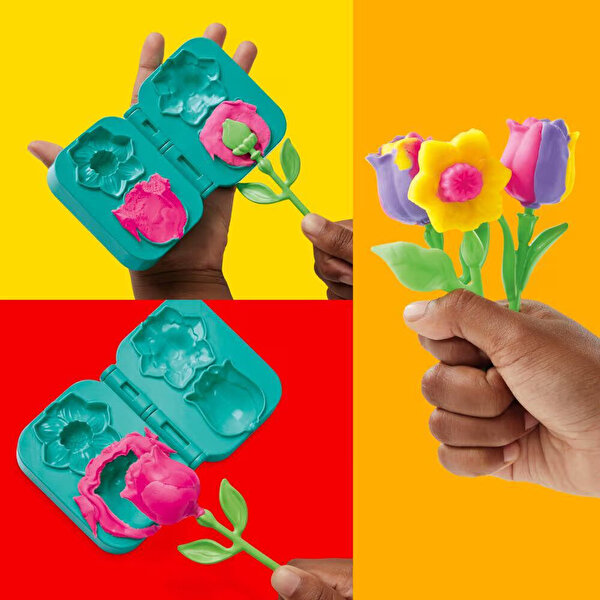 Play Doh Lale ve Nergis Sanat Çiçek Seti G2476