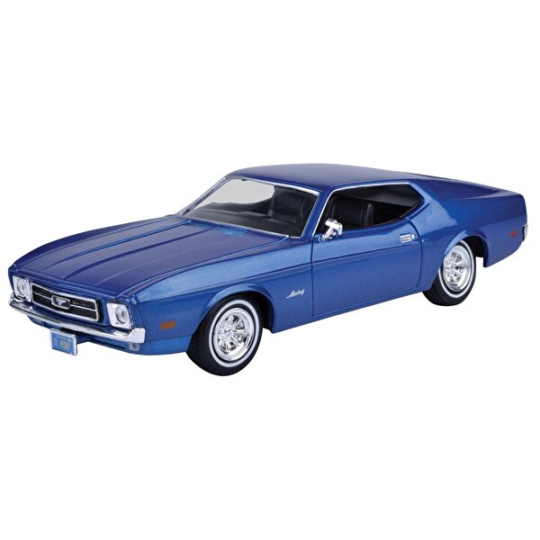 Motormax 1:24 1971 Ford Mustang Sportsroof Mavi
