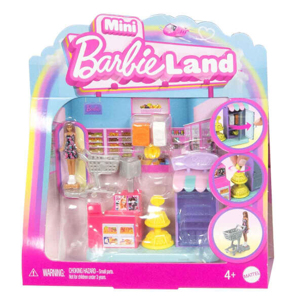 Barbie Mini BarbieLand Bebek ve Oyun Seti JCR33