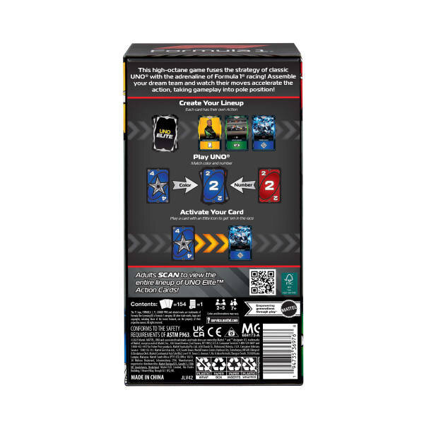 UNO Elite F1 Kartlar Başlangıç Paketi JLV42