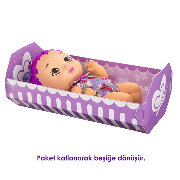 My Garden Baby Kelebek Bebeğimin Yemek Zamanı Mor Saçlı Bebek GYP00