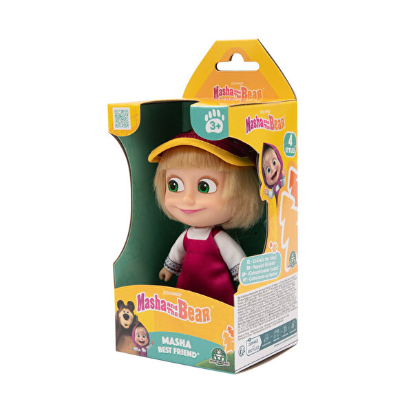 Masha & Koca Ayı S3 Masha 12 Cm Kamp Kıyafetli