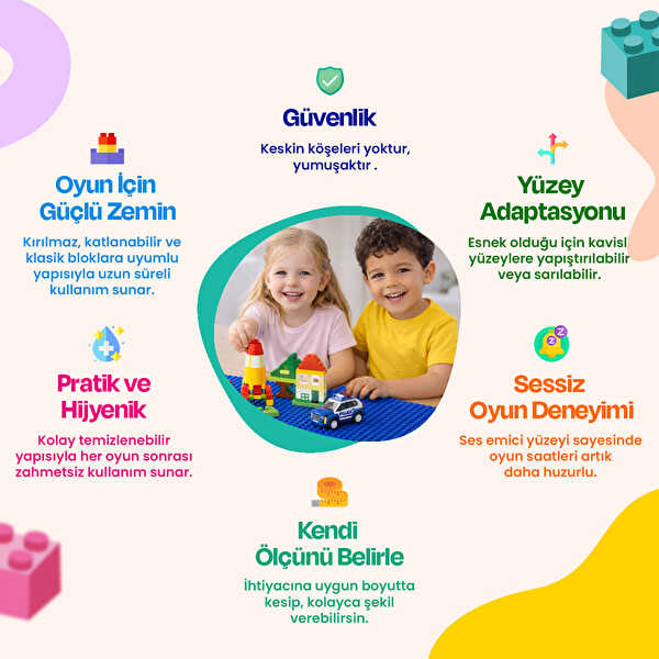 Esnek Blok Aktivite Zemin Sarı