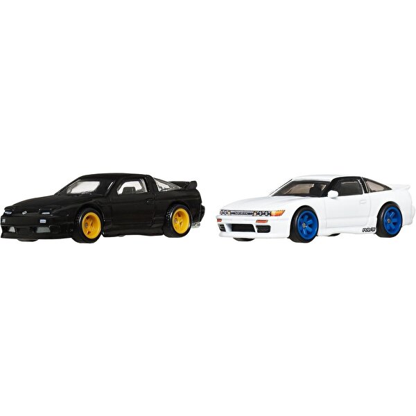 Hot Wheels 2'li̇ Premi̇um Araba Seti̇ 96 Nissan 180SX Type X & Nissan Sileighty JBK96