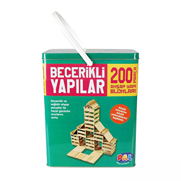 Becerikli Yapılar 200 Parça Ahşap Yapı Blokları