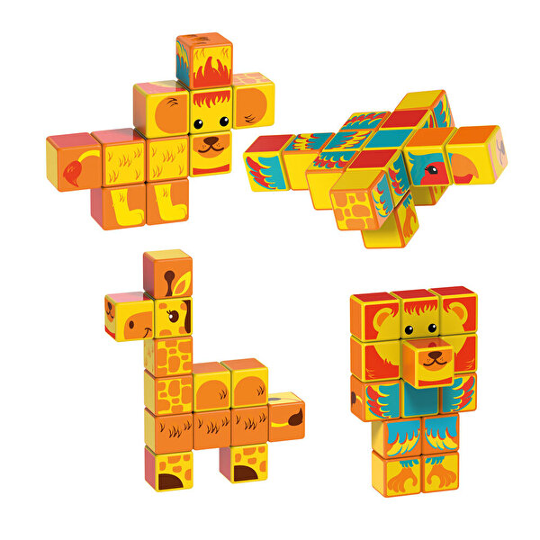 Geomag Magicube Safari Hayvanları 135