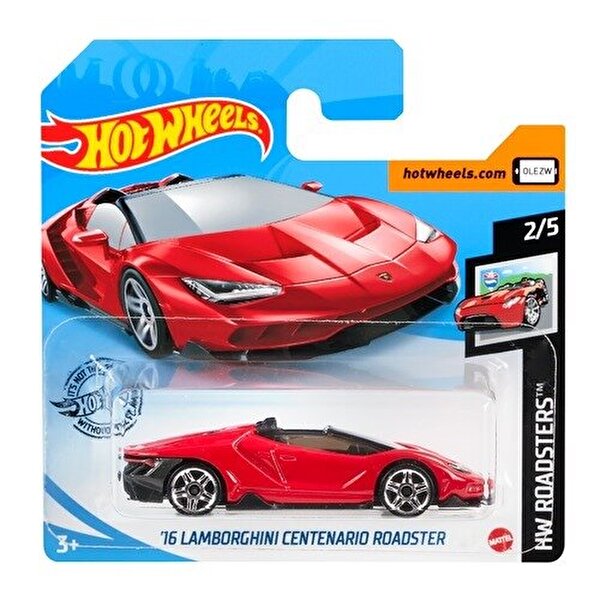 Hot Wheels Tekli Araba '16 Lamborghini Centenario Roadster