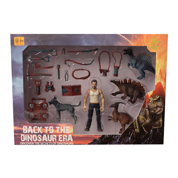 Erkek Figürlü Dinozor Seti