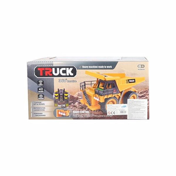 2.4G 6W R/C Fonksiyonlu Uzaktan Kumandalı İnşaat Motoru Pilli