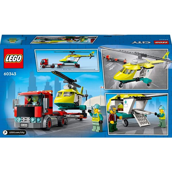 LEGO® City Kurtarma Helikopteri Nakliyesi 60343