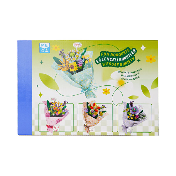 Fun Bouquets Eğlenceli Buketler Serisi Mutluluk Buketi Blok Seti 158 Parça