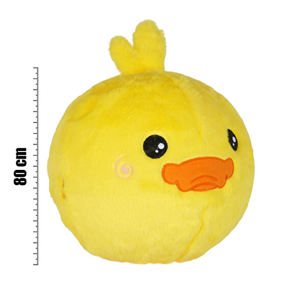 Peluş Civciv Top Yastık 80 Cm