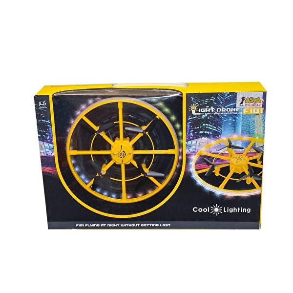 U K Drone Işıklı F181 Sarı